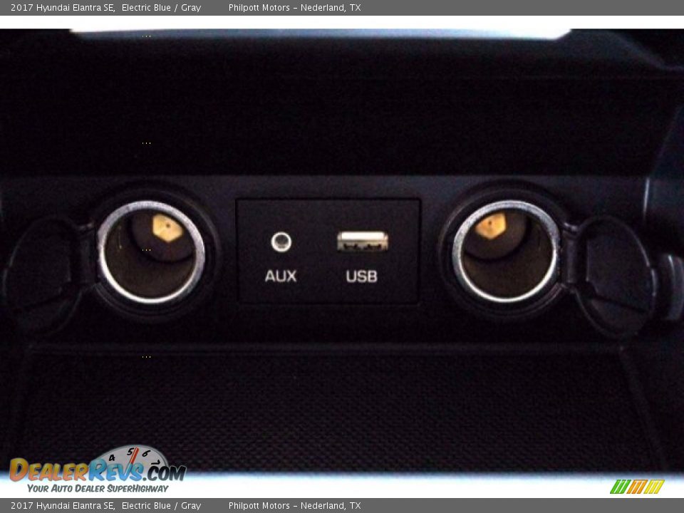 2017 Hyundai Elantra SE Electric Blue / Gray Photo #14