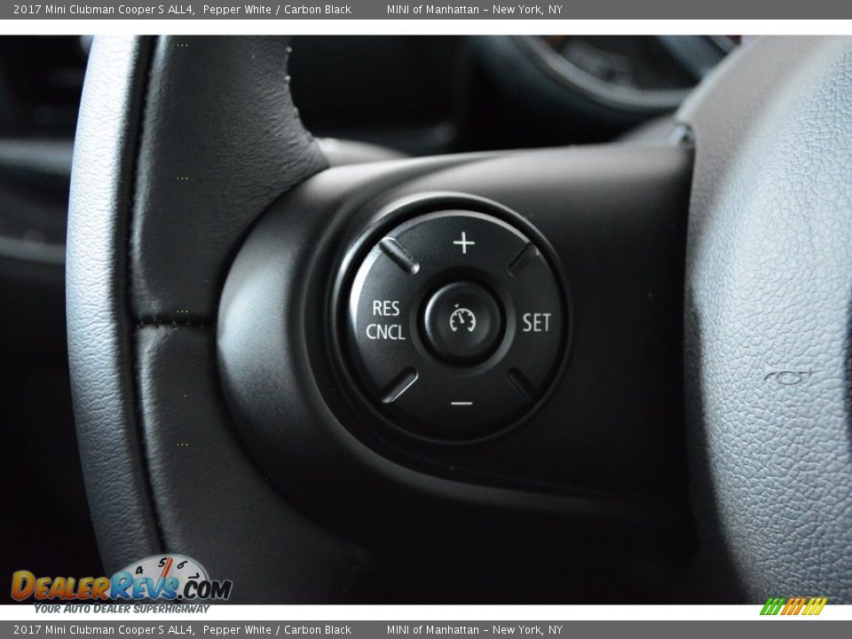 2017 Mini Clubman Cooper S ALL4 Pepper White / Carbon Black Photo #14