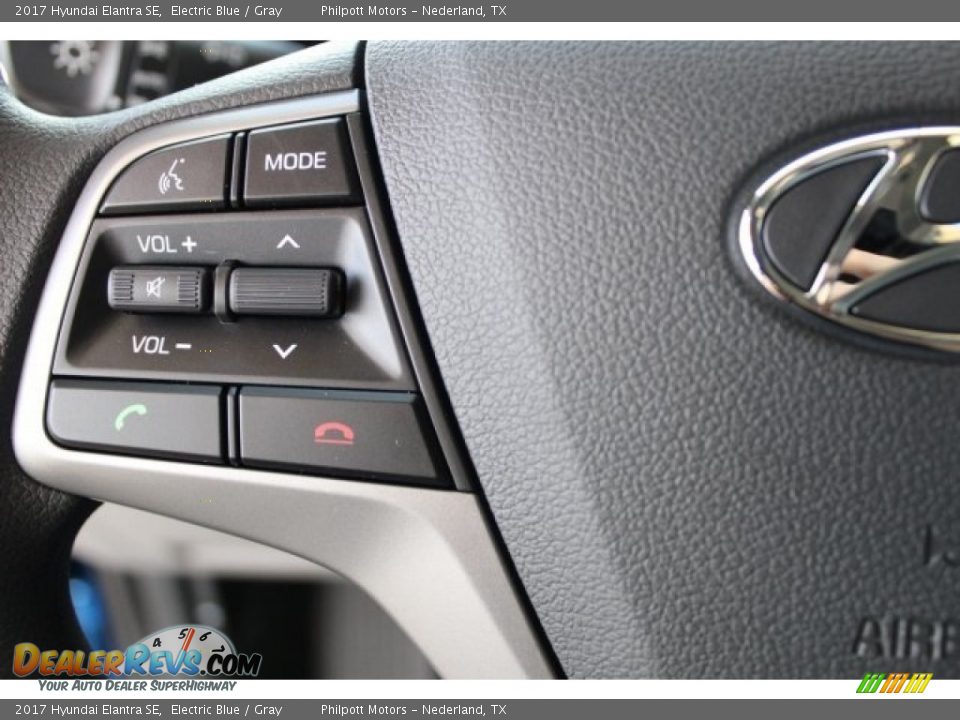 2017 Hyundai Elantra SE Electric Blue / Gray Photo #15