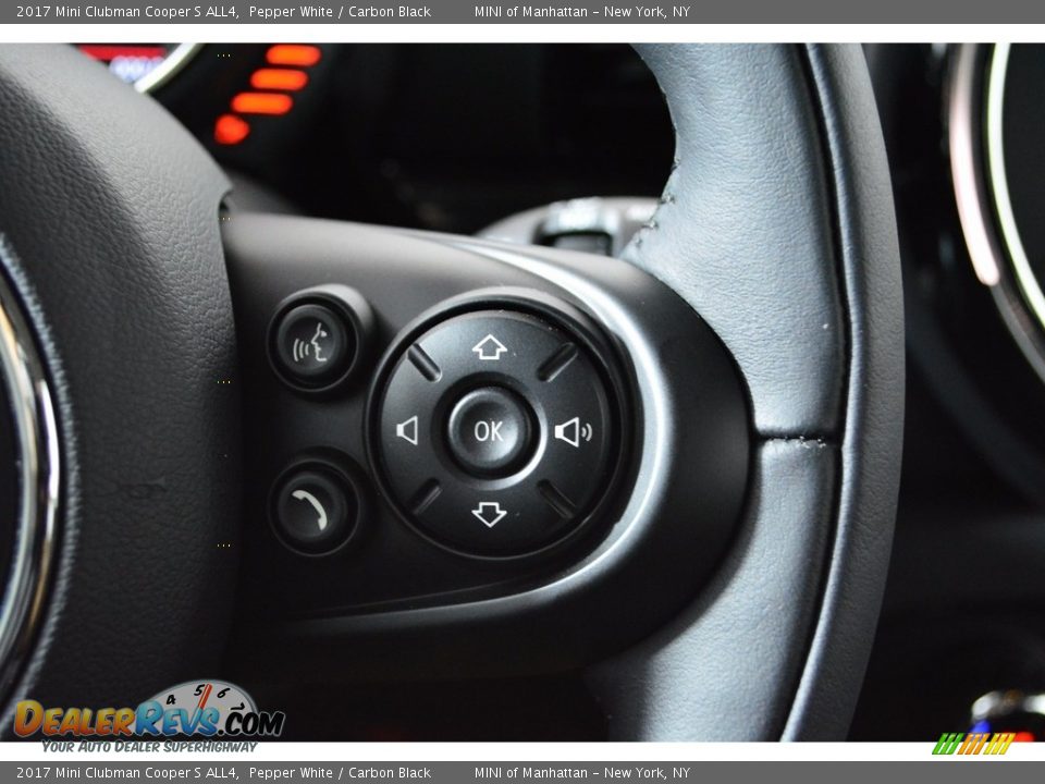 2017 Mini Clubman Cooper S ALL4 Pepper White / Carbon Black Photo #15