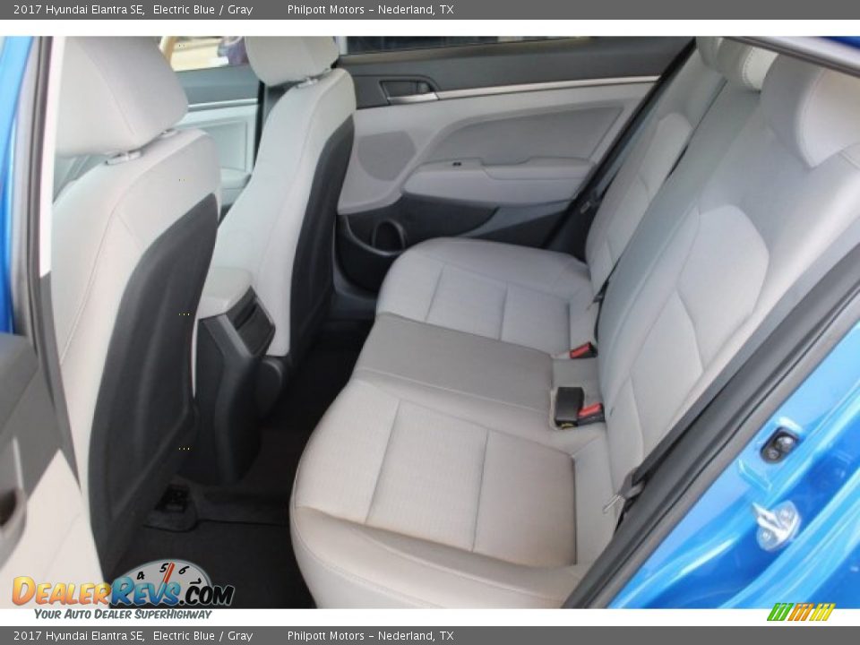 2017 Hyundai Elantra SE Electric Blue / Gray Photo #18