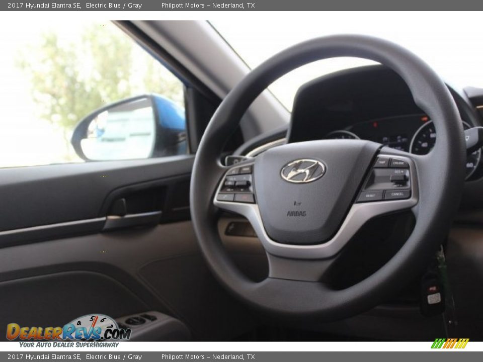 2017 Hyundai Elantra SE Electric Blue / Gray Photo #20