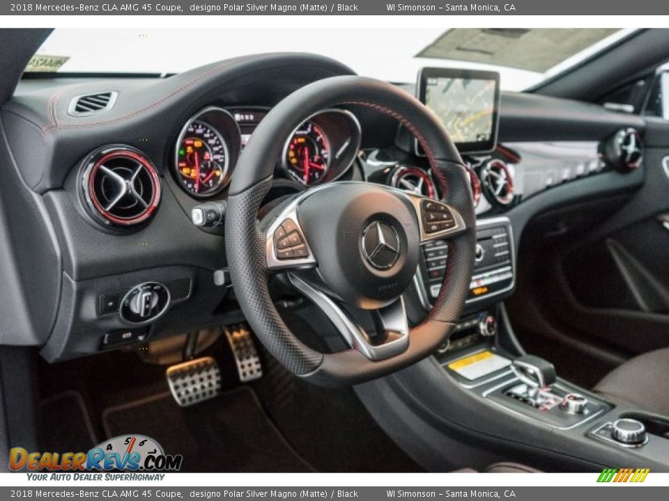 Dashboard of 2018 Mercedes-Benz CLA AMG 45 Coupe Photo #6