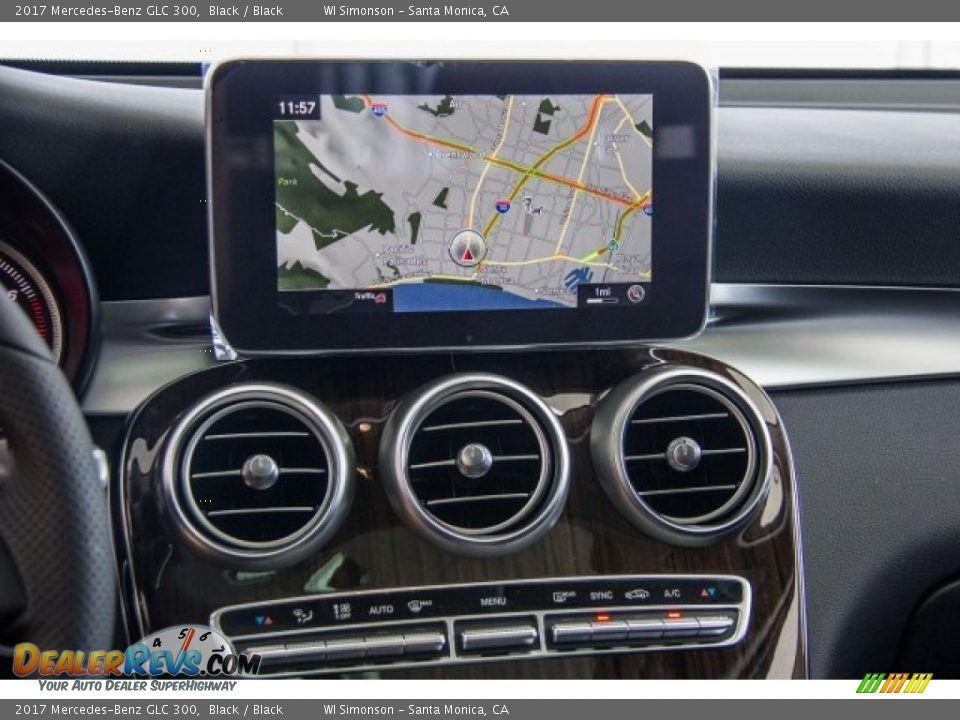2017 Mercedes-Benz GLC 300 Black / Black Photo #5