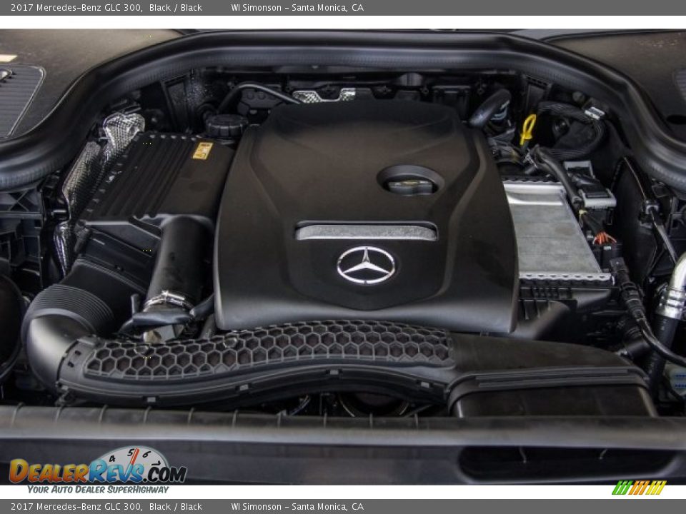 2017 Mercedes-Benz GLC 300 Black / Black Photo #8