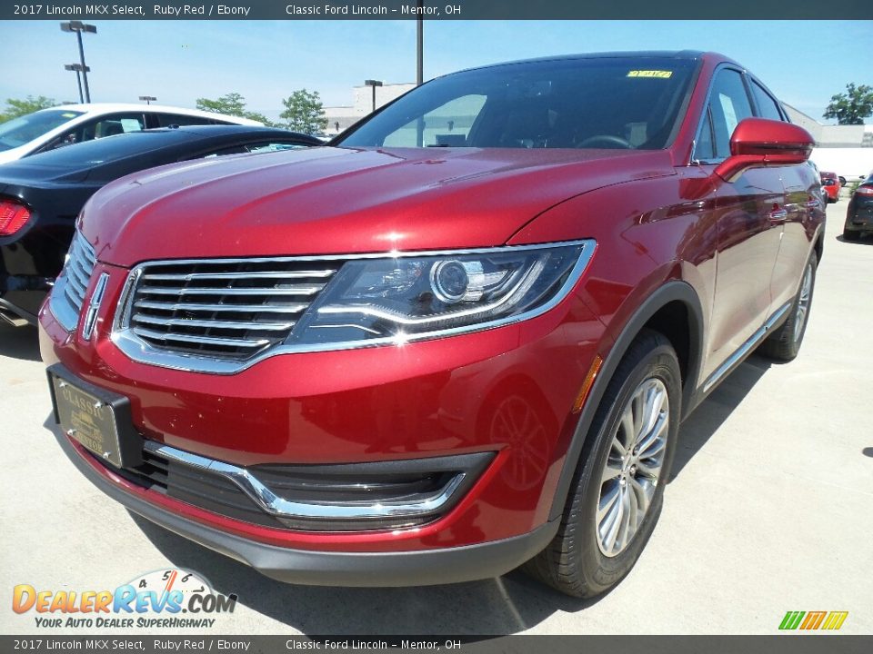 2017 Lincoln MKX Select Ruby Red / Ebony Photo #1