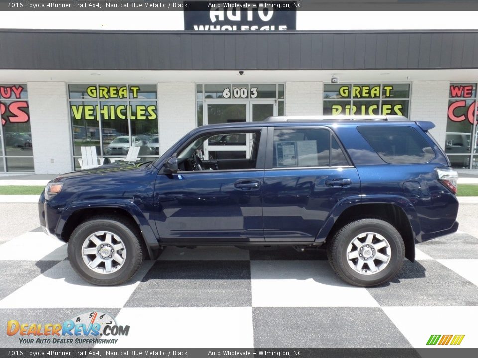 2016 Toyota 4Runner Trail 4x4 Nautical Blue Metallic / Black Photo #1