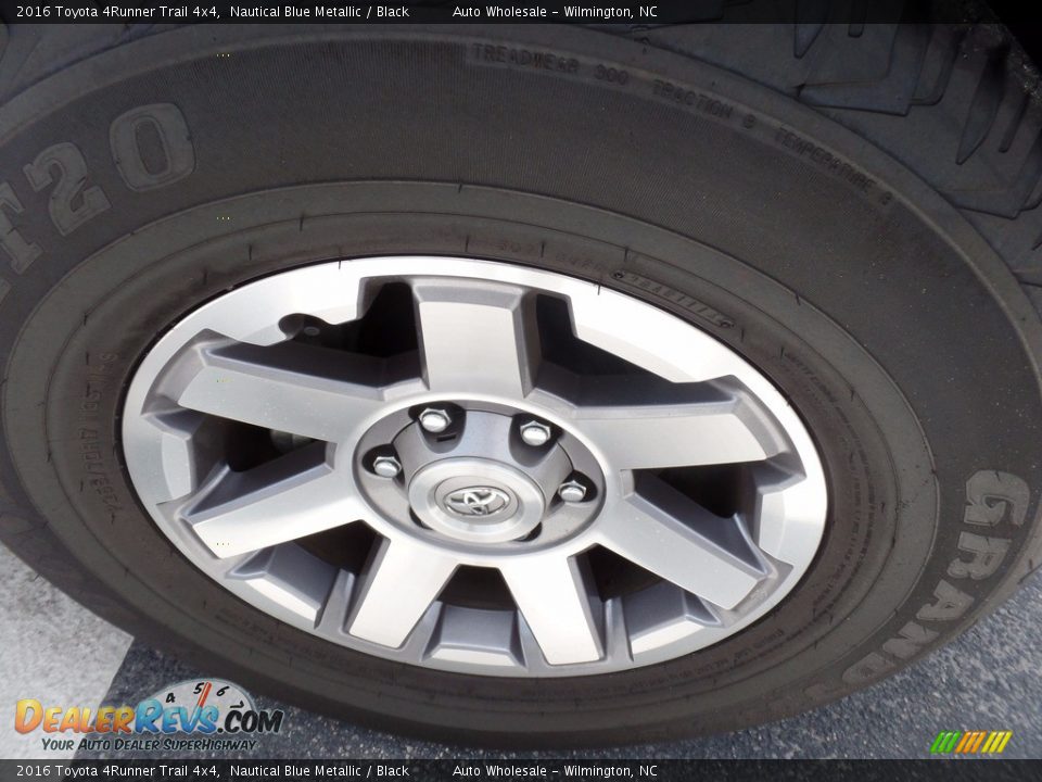 2016 Toyota 4Runner Trail 4x4 Nautical Blue Metallic / Black Photo #7