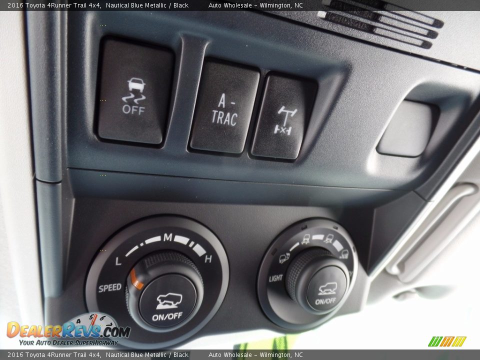 2016 Toyota 4Runner Trail 4x4 Nautical Blue Metallic / Black Photo #20