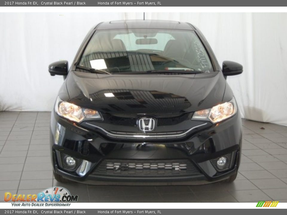 2017 Honda Fit EX Crystal Black Pearl / Black Photo #2
