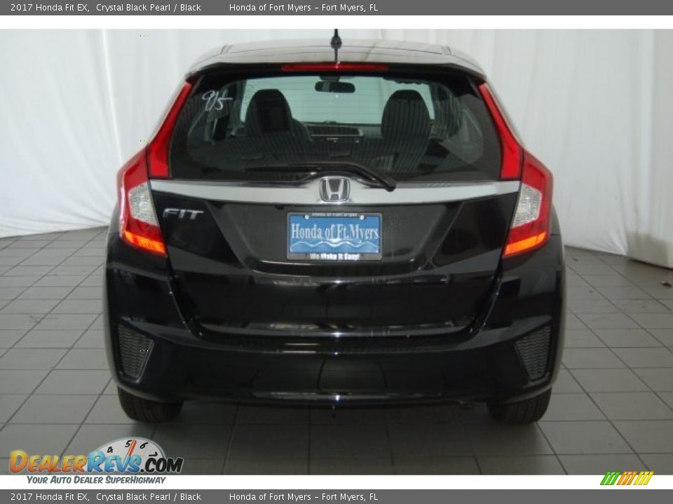 2017 Honda Fit EX Crystal Black Pearl / Black Photo #5