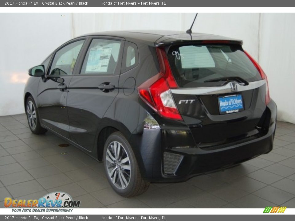 2017 Honda Fit EX Crystal Black Pearl / Black Photo #6