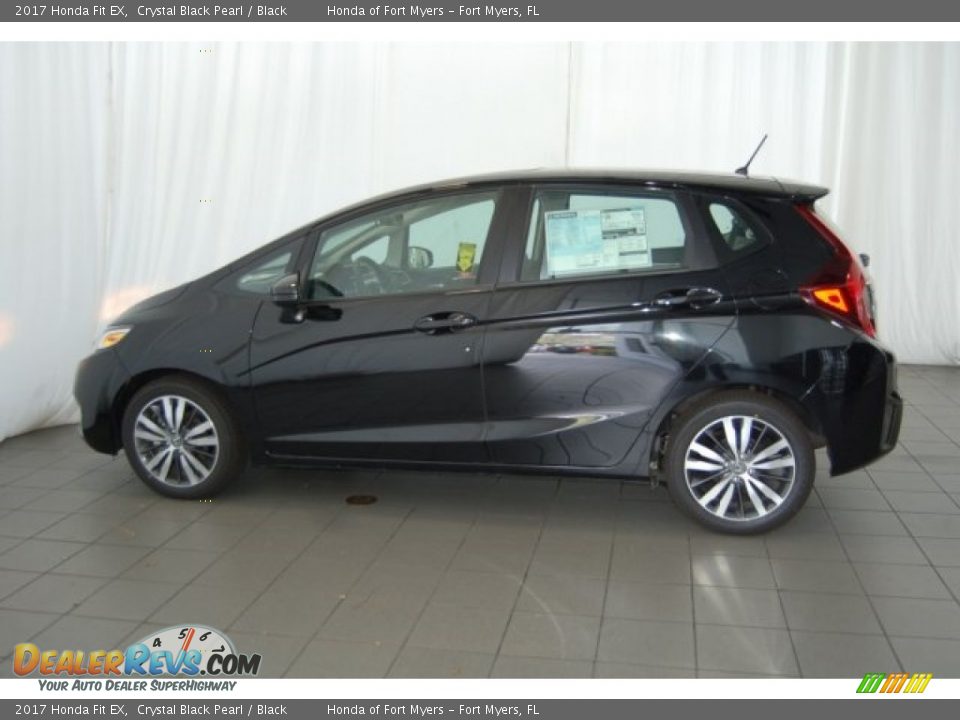 2017 Honda Fit EX Crystal Black Pearl / Black Photo #7