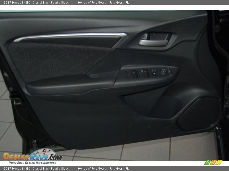 2017 Honda Fit EX Crystal Black Pearl / Black Photo #8