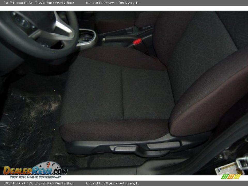 2017 Honda Fit EX Crystal Black Pearl / Black Photo #9