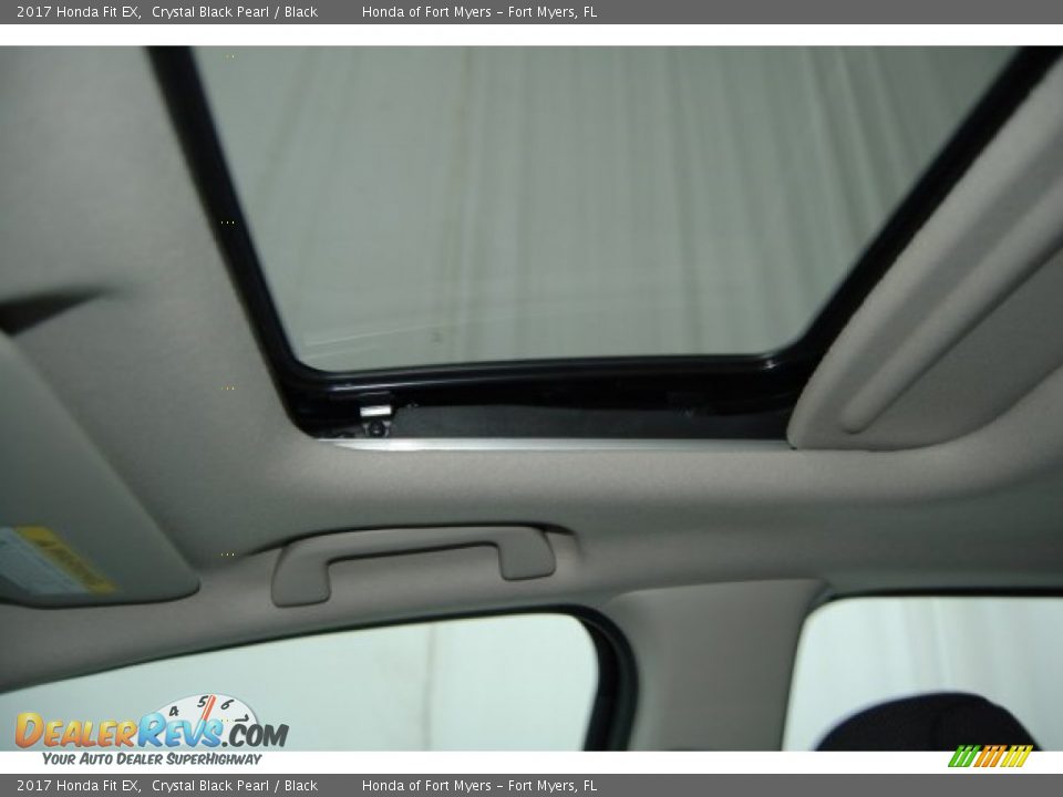 2017 Honda Fit EX Crystal Black Pearl / Black Photo #10