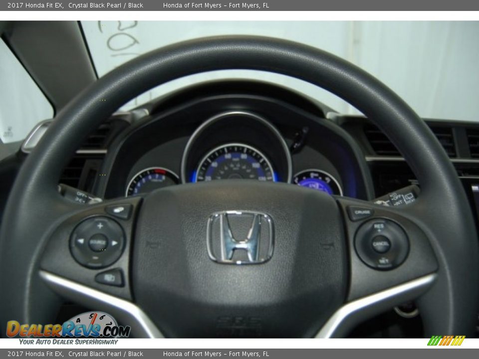 2017 Honda Fit EX Crystal Black Pearl / Black Photo #13