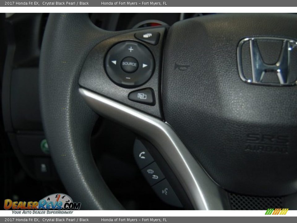 2017 Honda Fit EX Crystal Black Pearl / Black Photo #15