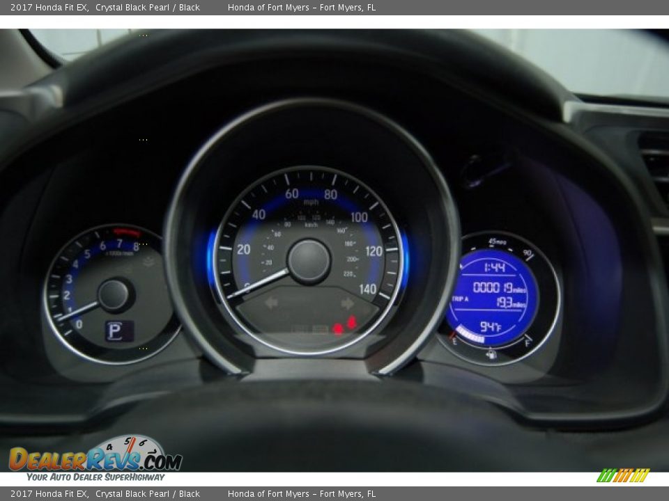 2017 Honda Fit EX Crystal Black Pearl / Black Photo #21