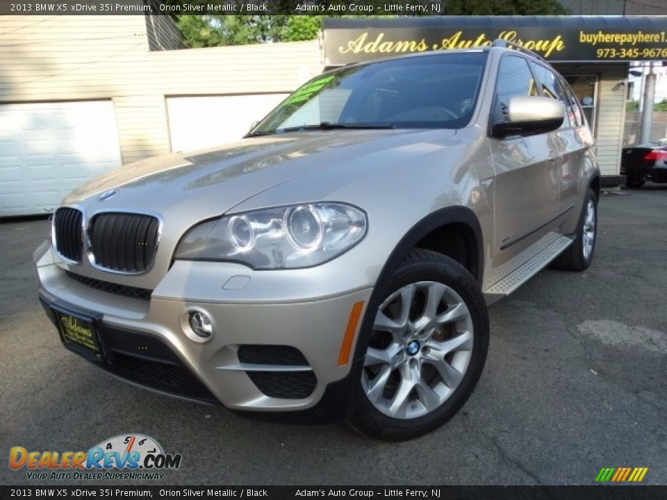 2013 BMW X5 xDrive 35i Premium Orion Silver Metallic / Black Photo #1