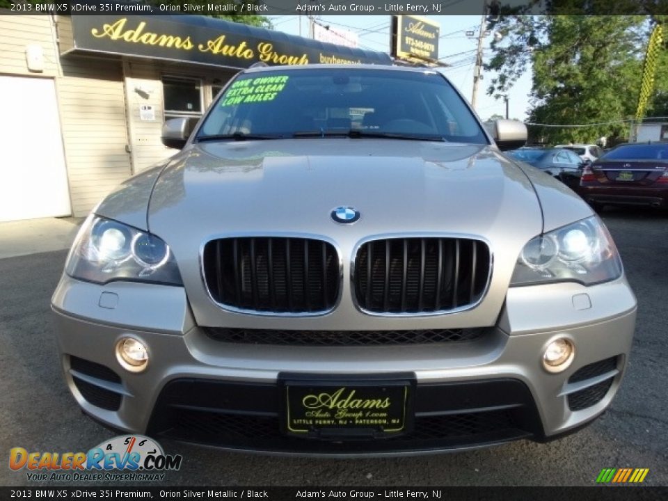 2013 BMW X5 xDrive 35i Premium Orion Silver Metallic / Black Photo #2