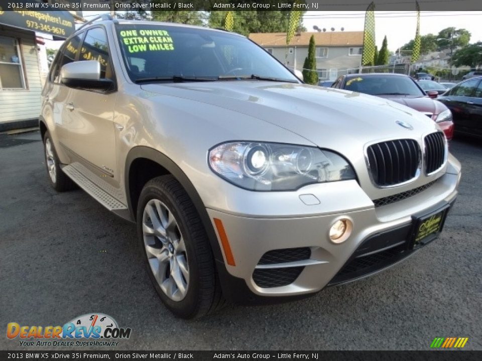 2013 BMW X5 xDrive 35i Premium Orion Silver Metallic / Black Photo #3