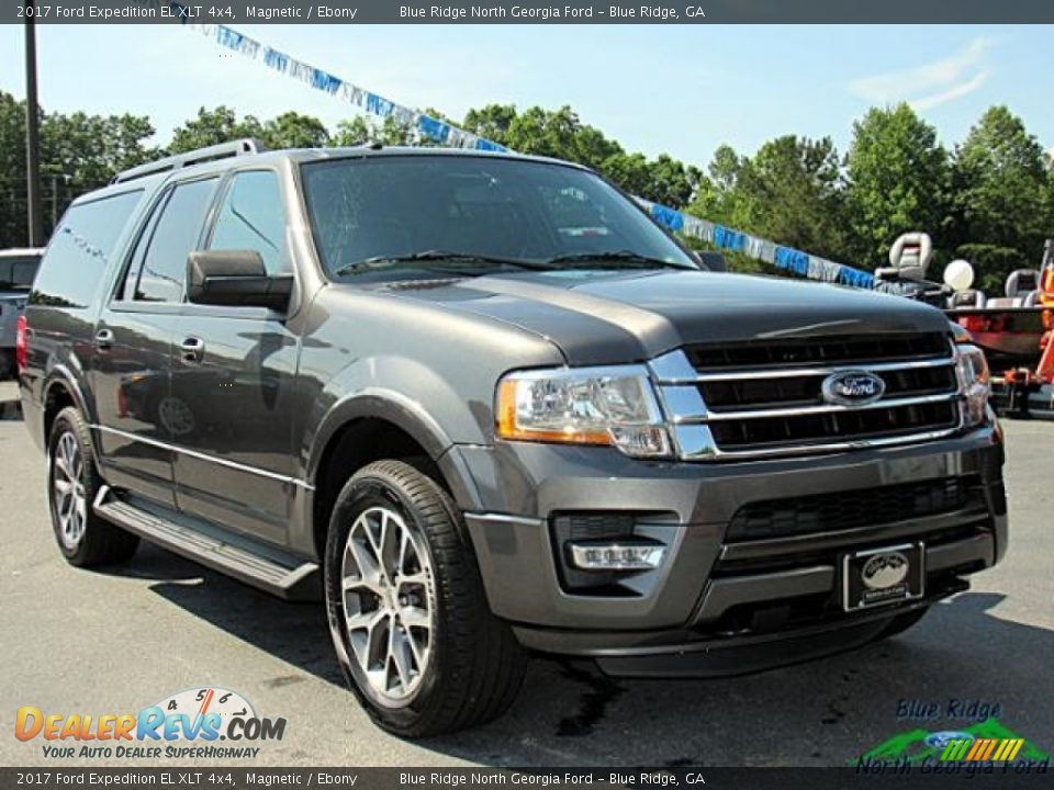 2017 Ford Expedition EL XLT 4x4 Magnetic / Ebony Photo #8