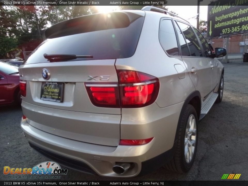 2013 BMW X5 xDrive 35i Premium Orion Silver Metallic / Black Photo #4