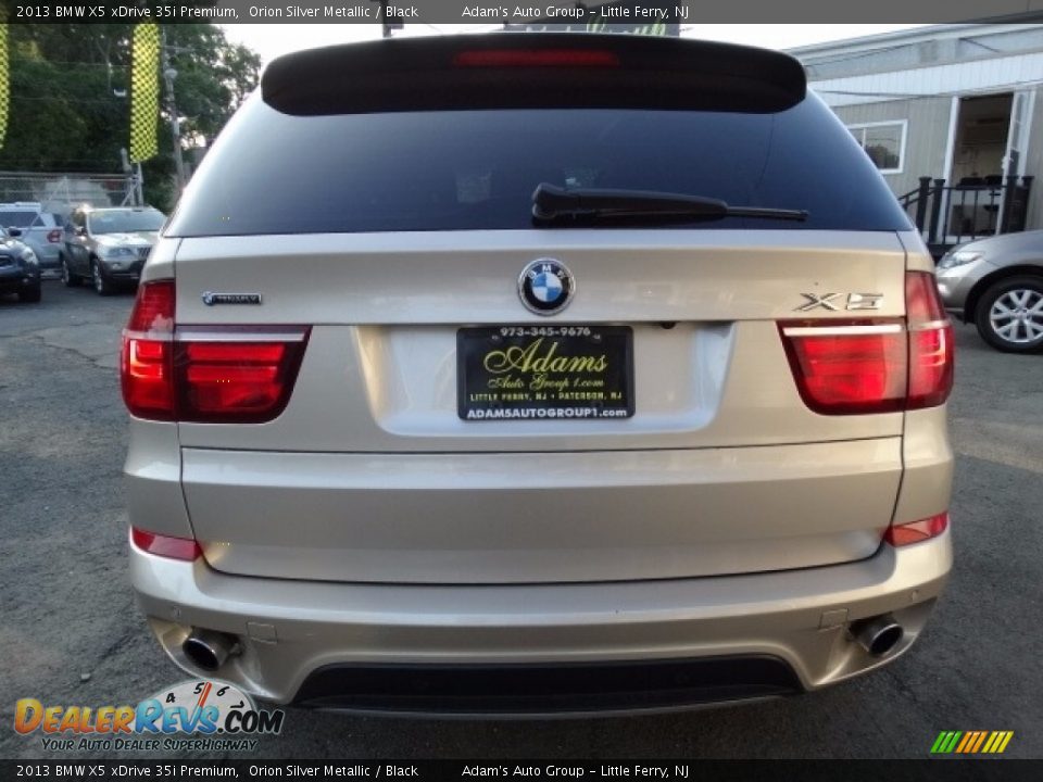 2013 BMW X5 xDrive 35i Premium Orion Silver Metallic / Black Photo #5