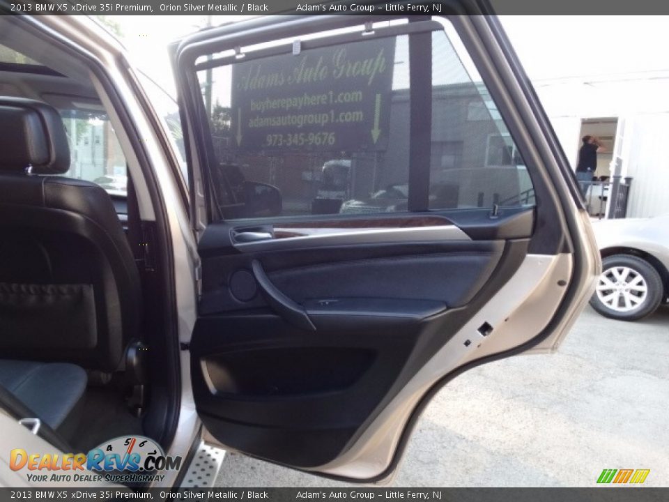 2013 BMW X5 xDrive 35i Premium Orion Silver Metallic / Black Photo #14