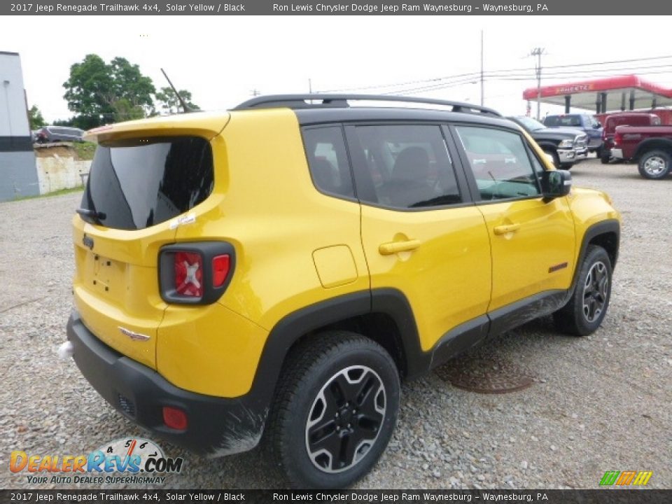 2017 Jeep Renegade Trailhawk 4x4 Solar Yellow / Black Photo #5