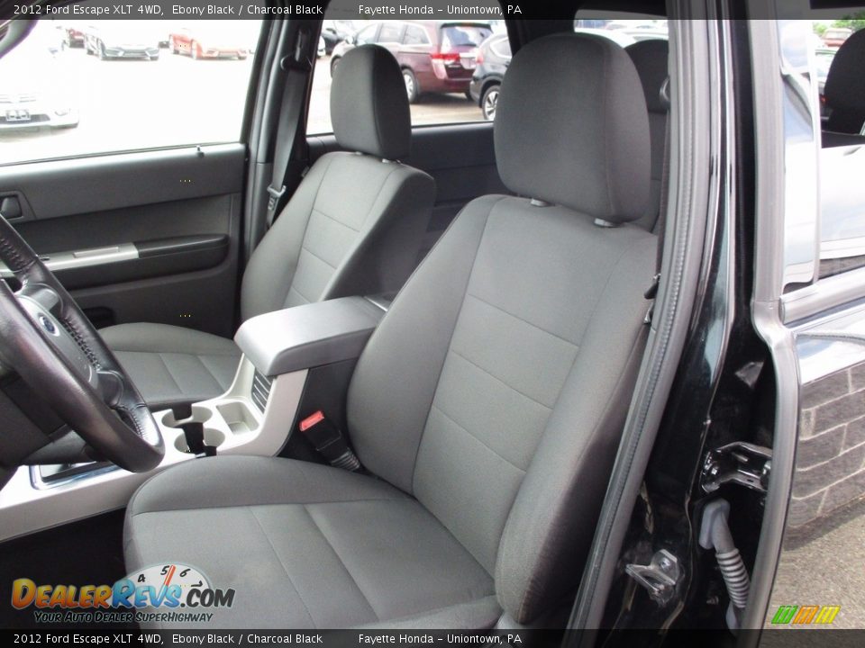 2012 Ford Escape XLT 4WD Ebony Black / Charcoal Black Photo #7