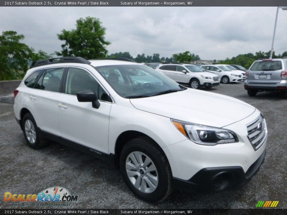 2017 Subaru Outback 2.5i Crystal White Pearl / Slate Black Photo #1