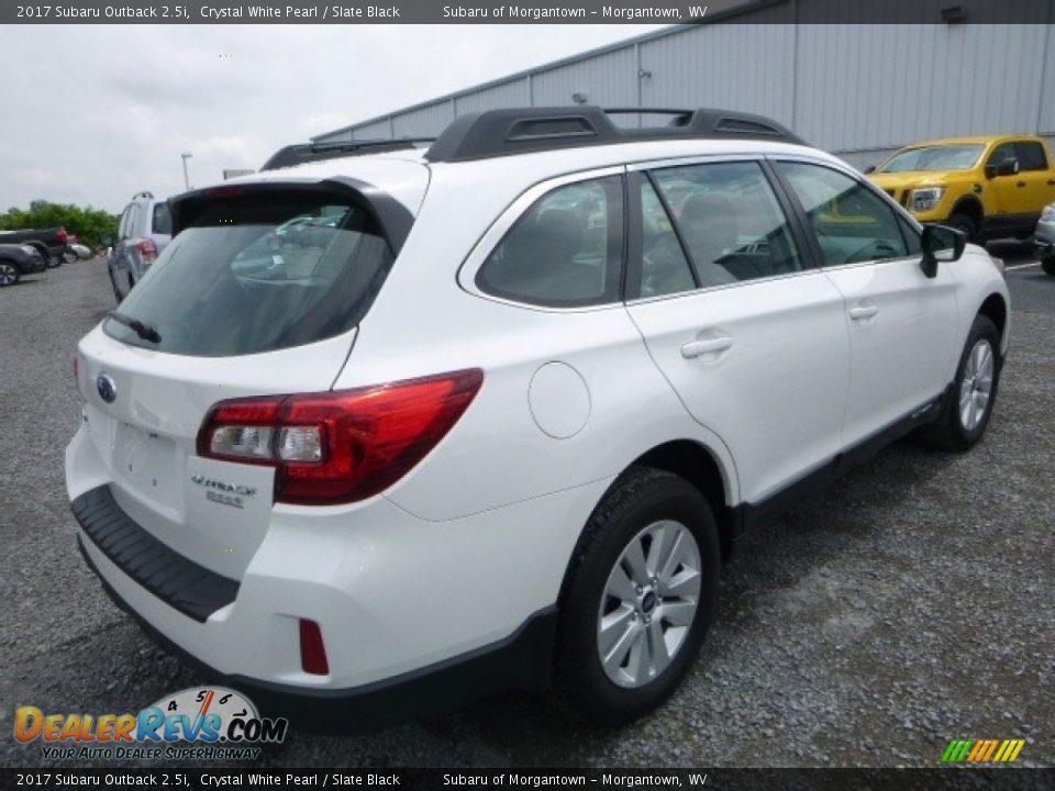 2017 Subaru Outback 2.5i Crystal White Pearl / Slate Black Photo #3