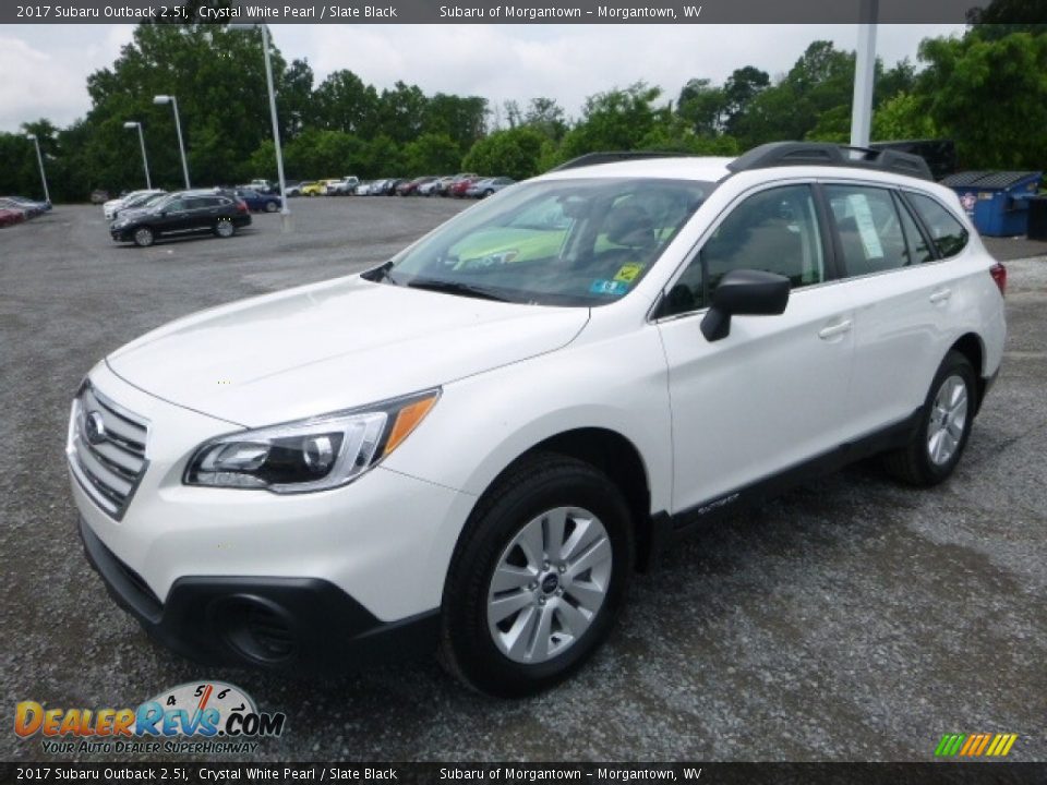 2017 Subaru Outback 2.5i Crystal White Pearl / Slate Black Photo #7