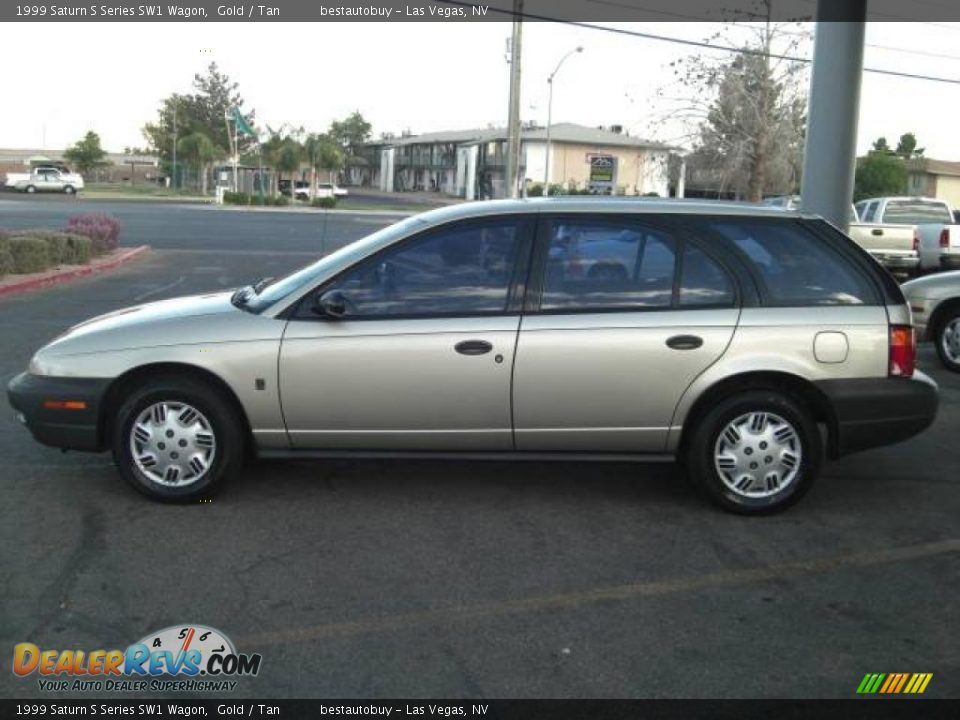 1999 Saturn S Series SW1 Wagon Gold / Tan Photo #1