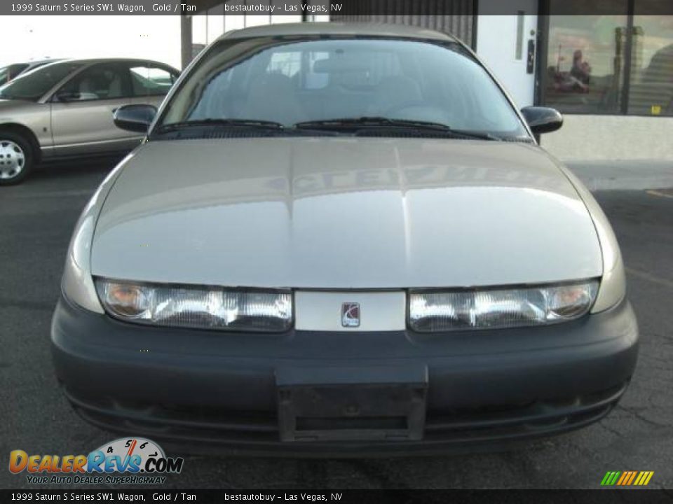 1999 Saturn S Series SW1 Wagon Gold / Tan Photo #3
