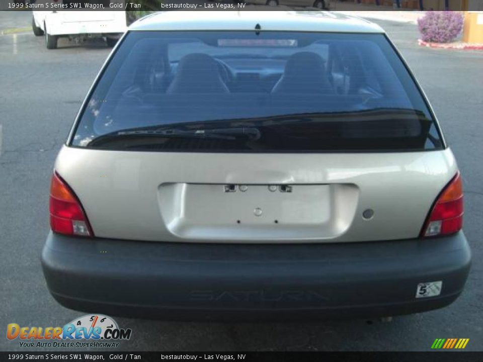 1999 Saturn S Series SW1 Wagon Gold / Tan Photo #7
