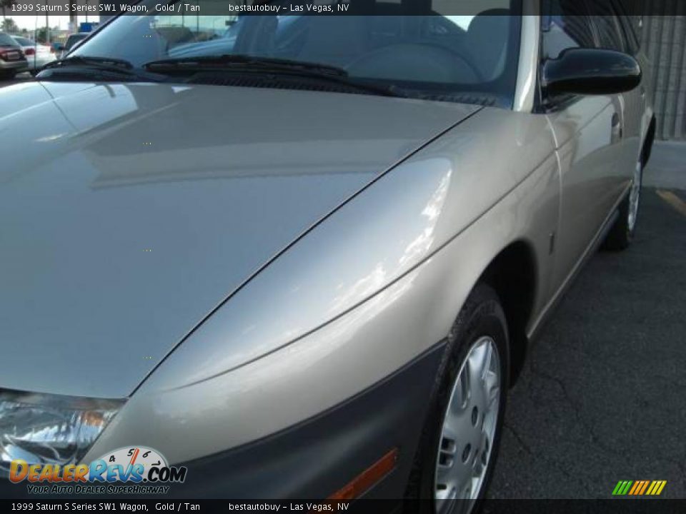 1999 Saturn S Series SW1 Wagon Gold / Tan Photo #9