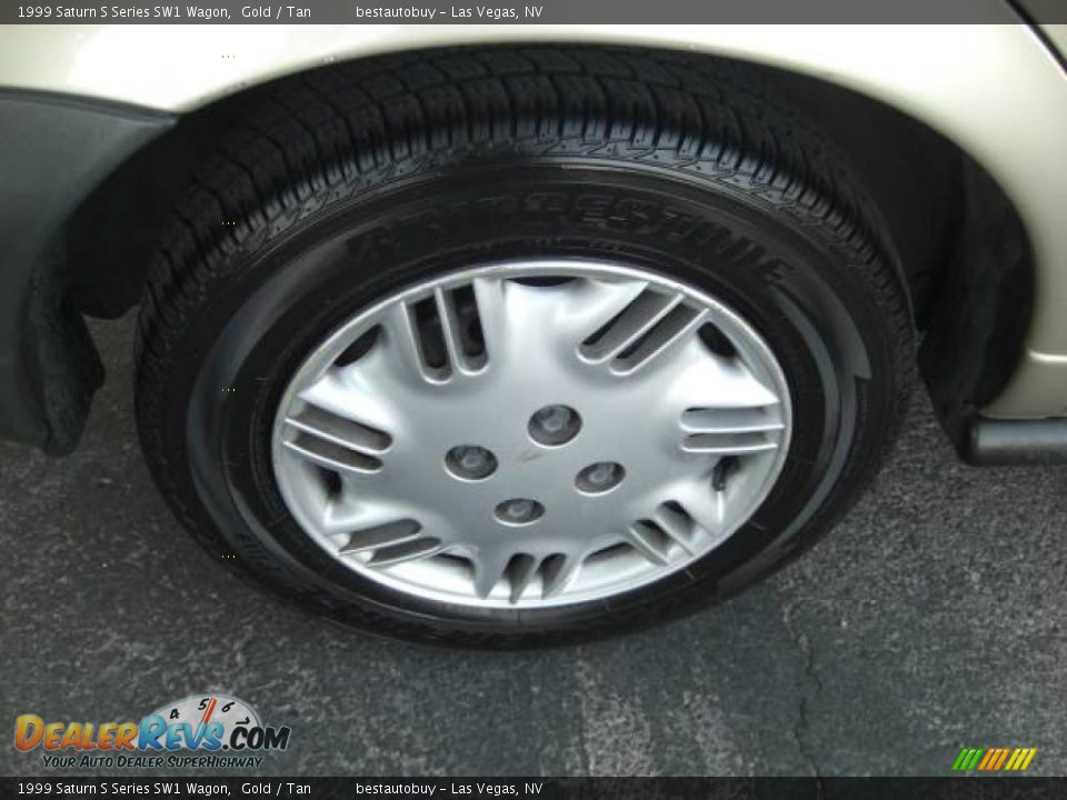 1999 Saturn S Series SW1 Wagon Gold / Tan Photo #13