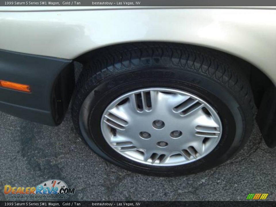 1999 Saturn S Series SW1 Wagon Gold / Tan Photo #14