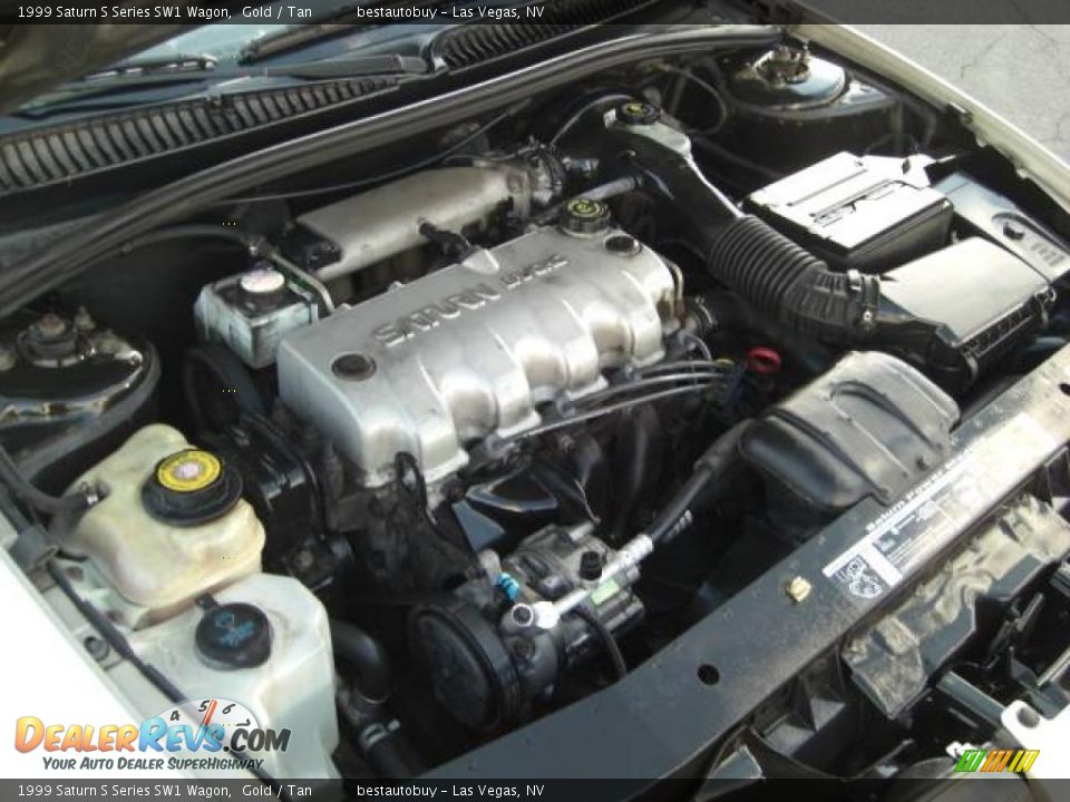 1999 Saturn S Series SW1 Wagon Gold / Tan Photo #15