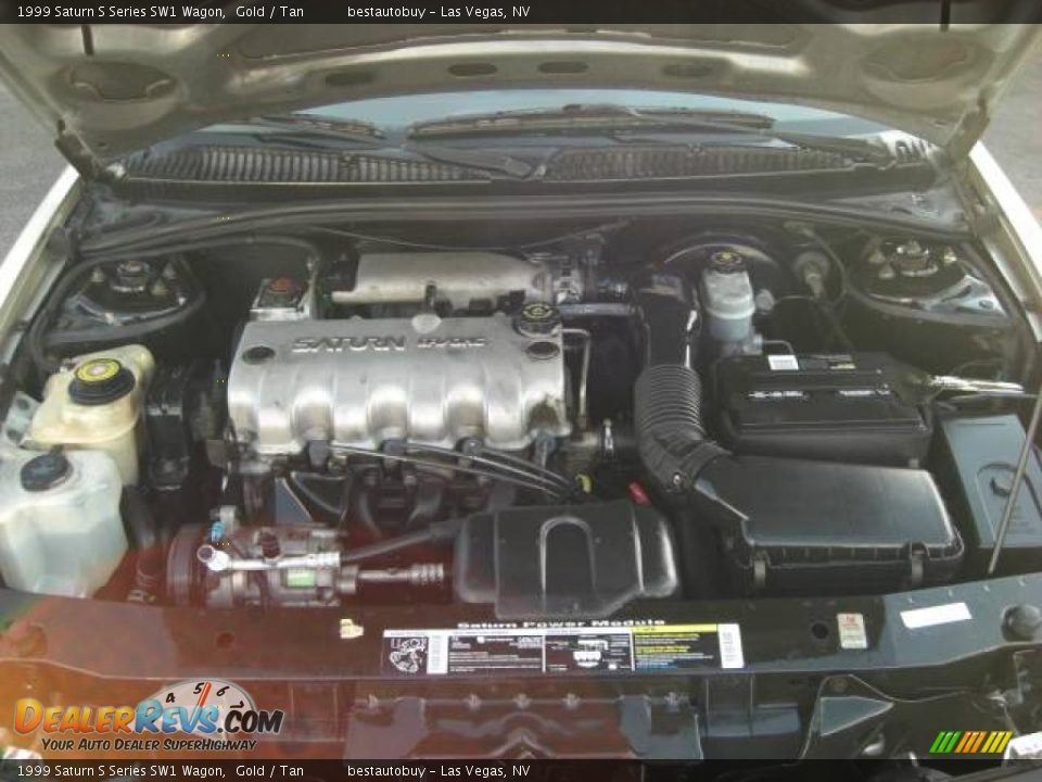 1999 Saturn S Series SW1 Wagon Gold / Tan Photo #16