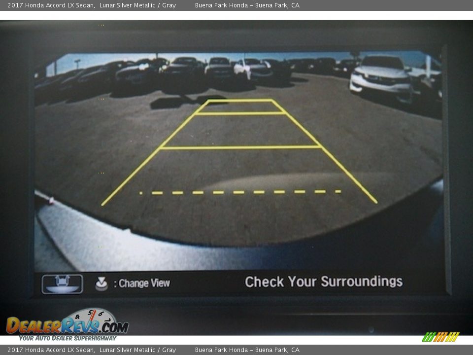 2017 Honda Accord LX Sedan Lunar Silver Metallic / Gray Photo #6