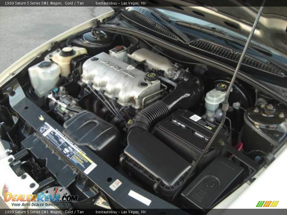 1999 Saturn S Series SW1 Wagon Gold / Tan Photo #17