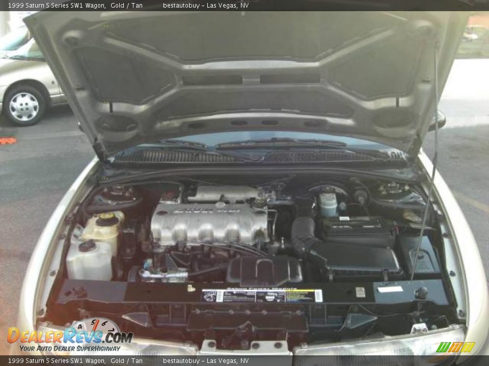 1999 Saturn S Series SW1 Wagon Gold / Tan Photo #18