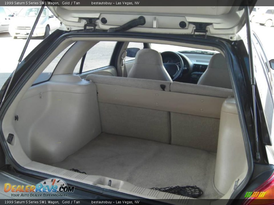 1999 Saturn S Series SW1 Wagon Gold / Tan Photo #19