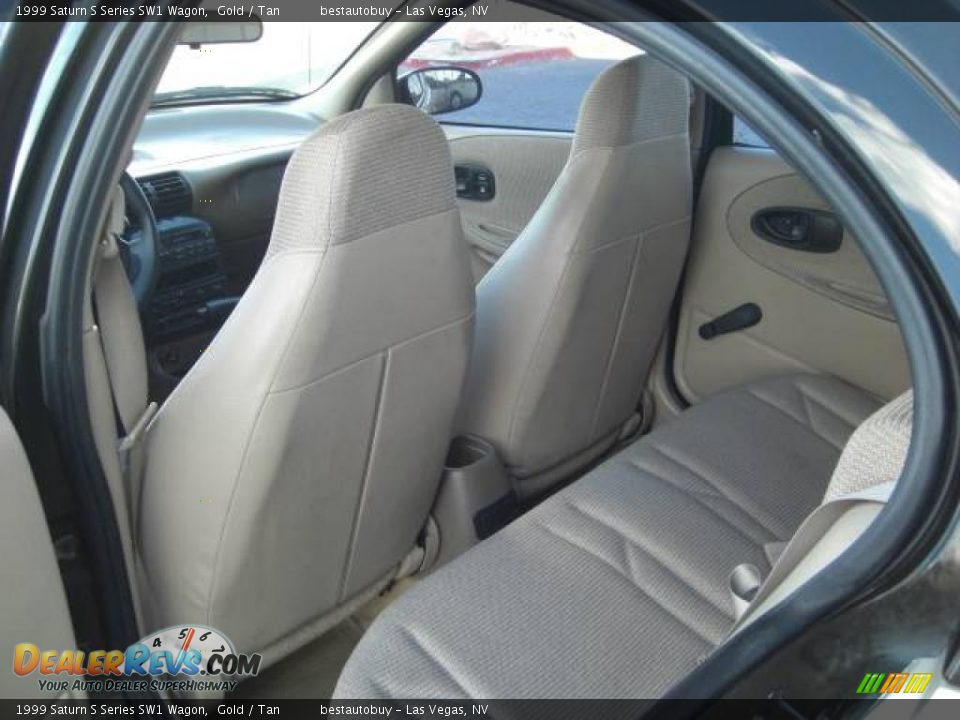1999 Saturn S Series SW1 Wagon Gold / Tan Photo #23