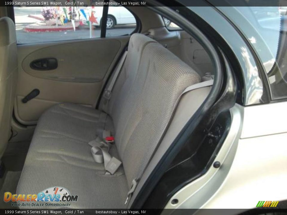 1999 Saturn S Series SW1 Wagon Gold / Tan Photo #24