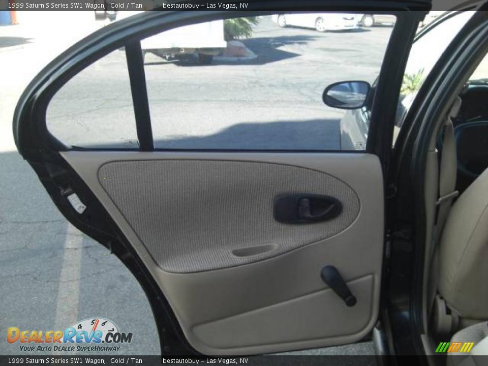 1999 Saturn S Series SW1 Wagon Gold / Tan Photo #27